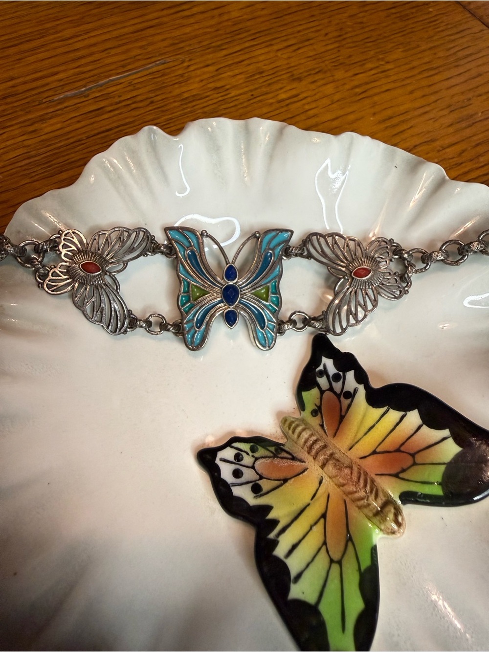 Vintage Lucky Brand butterfly BOHO bracelet